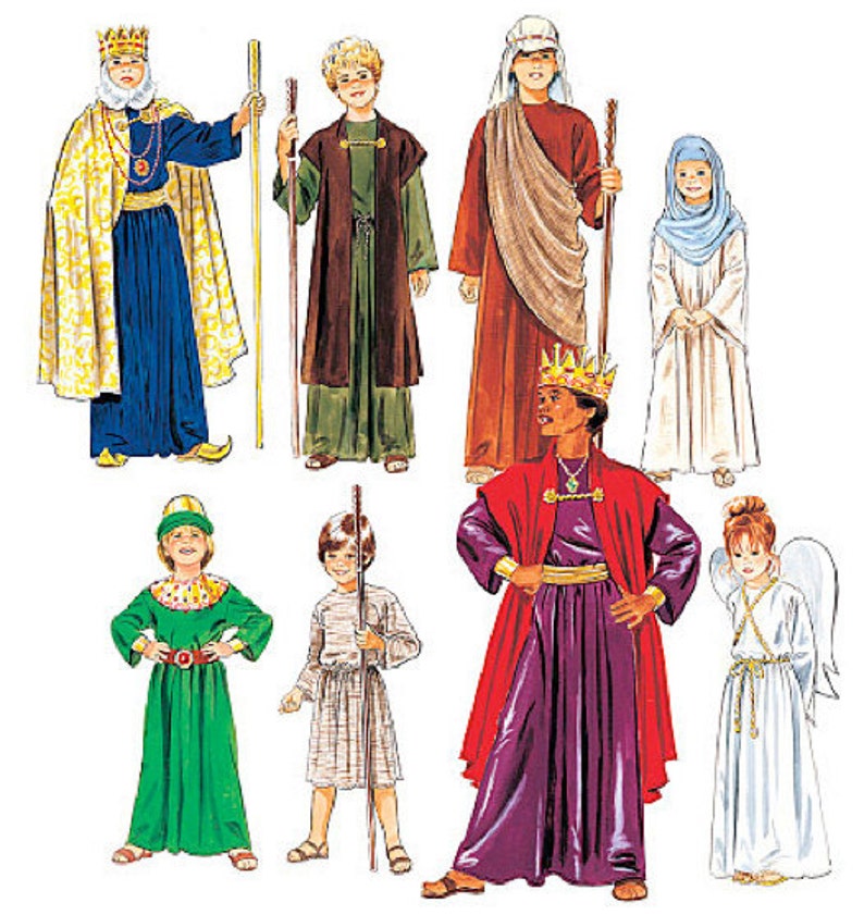 NATIVITY Costume Sewing Pattern EASY Christmas Play Costumes Etsy