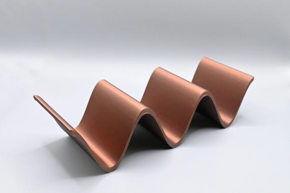 Deluxe Taco Holder – 3D Printed – Holds Up to 3 Tacos – Sleek Curved Design – Multiple Colours – Eco-Friendly Kitchen Gi
