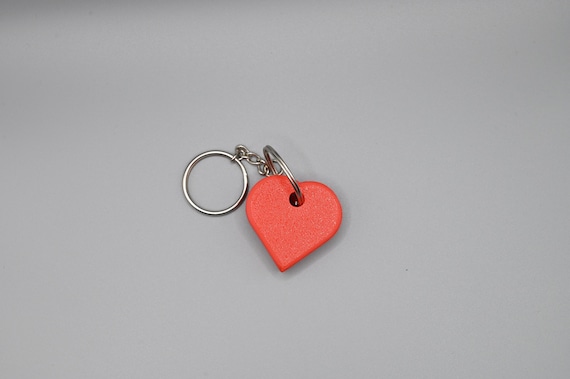 Chunky Heart Keyring