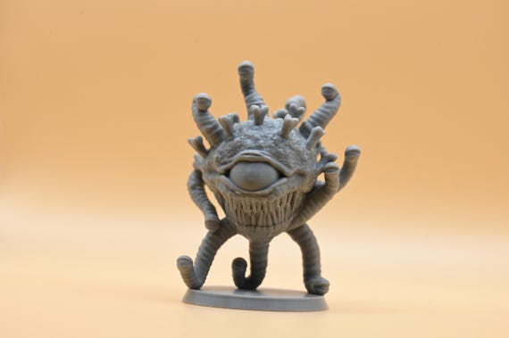 Beholder Miniature – Large DnD Monster | 3D Printed RPG Enemy | 75mm Tall | Paintable Fantasy Figure