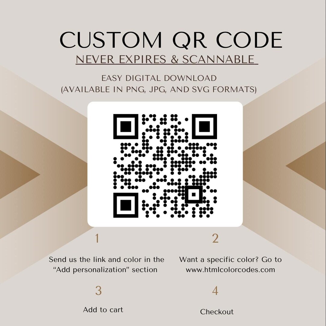 Custom QR Code Download, SVG, PNG, Website, Social Media, Digital ...