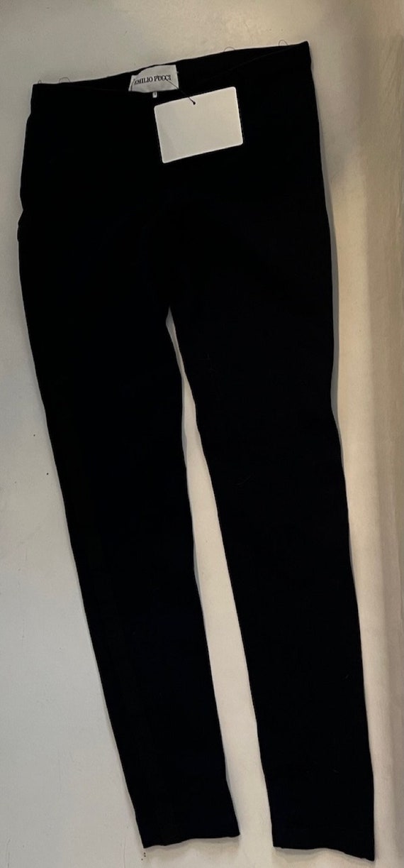 Vintage EMILIO PUCCI GOTHIC black pair of legging 
