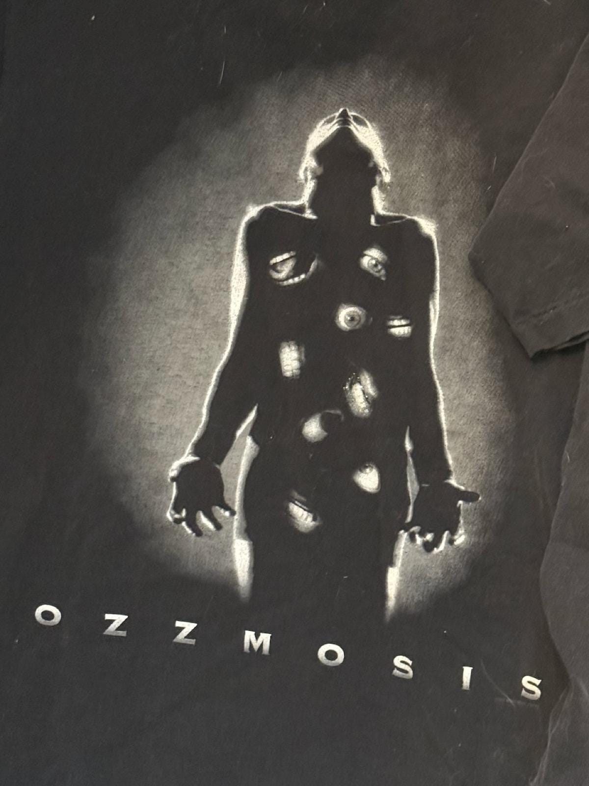 VINTAGE OZZY OSBOURNE shirt Ozzmosis tour cross logo on back All Sport 1990 rare