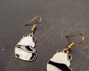 DALANE Orecchini Panda Carino Acrilico Orso Dangle Novità Gioielli Charms Panda Regali per Donne Ragazze (Multi