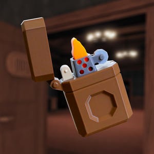 Lighter with Moving Parts - Roblox Doors Inspired - Pretend Play