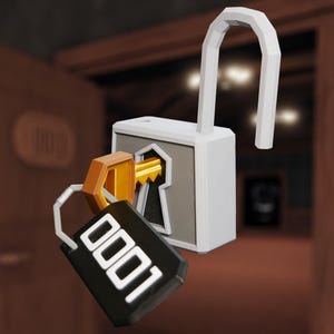 Lock and Room Key that Locks! - Roblox Doors Inspired