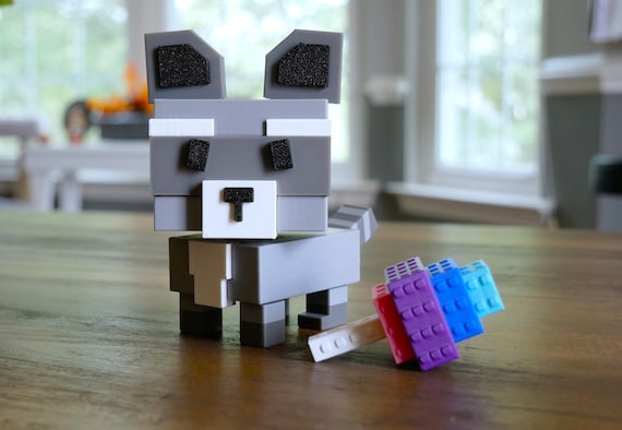Grow-A-Garden Raccoon and Candy Blossom Pet Toy - Articulating - Roblox inspired