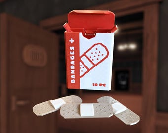 Paquete de vendas inspirado en Roblox Doors con vendas - Juego de simulación