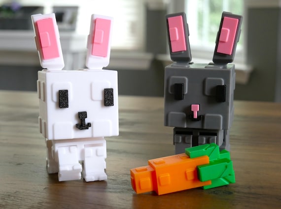 Grow-A-Garden Bunny and Carrot Pet Toy - Grow A Garden - Roblox inspired Rabbit