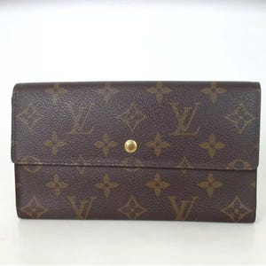 Cartera larga Louis Vuitton Monogram Portefeuille Sarah M61734 auténtica: regalo de lujo de diseñador