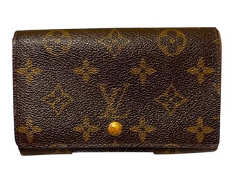 Authentic Louis Vuitton Monogram Porte Monnaie Tresor Wallet - Mint Condition Luxury Gift