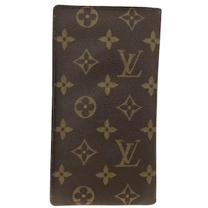 Cartera de lujo Louis Vuitton Porte Valuers Carte con tarjetero de cuero gris, accesorio para mujer