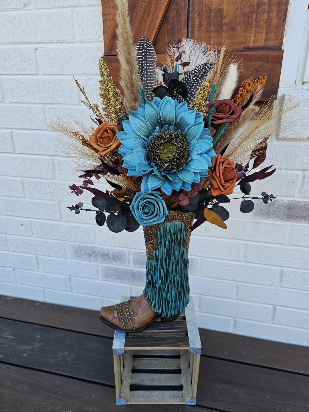 Floral Trippy Men's Boots