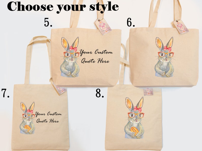 all you need is love bag every bunny needs some bunny to love rabbit kiss your bunny Custom Tote Bag bunny bunny gift Cotton Tote