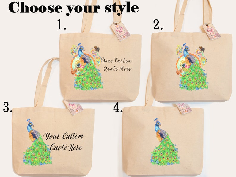 bird Always Sparkle tote bag Stocking Filler Peacock gift bag Personalized Tote I/'m a peacock you gotta let me fly bridesmaid gift