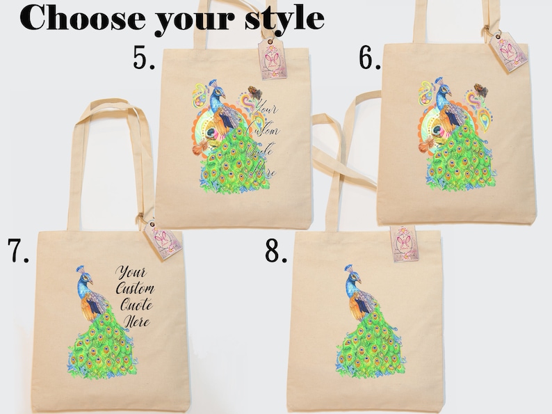 bird Always Sparkle tote bag Stocking Filler Peacock gift bag Personalized Tote I/'m a peacock you gotta let me fly bridesmaid gift