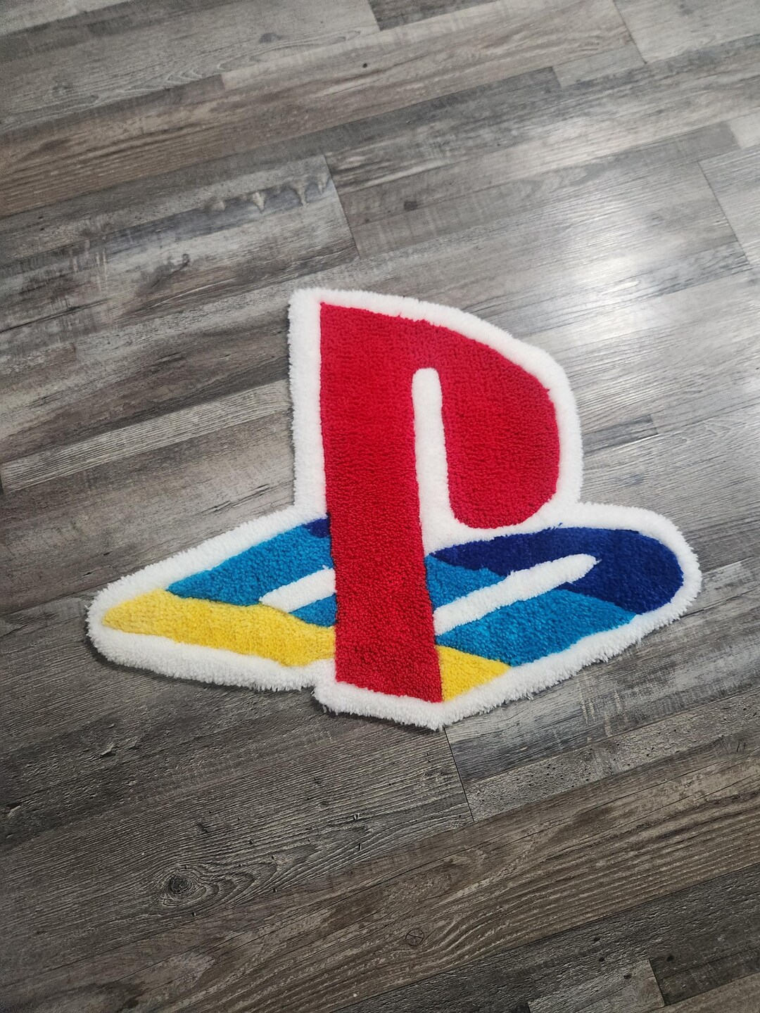 Ps Rugs Playstation Logo Tuft Rug - Etsy