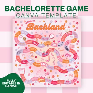 Custom Board Game TEMPLATE | Perfect for your Bachelorette or Birthday Party