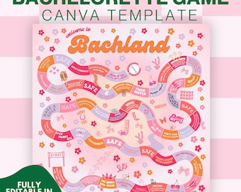 Custom Board Game TEMPLATE | Perfect for your Bachelorette or Birthday Party