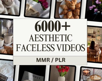 6000+ Faceless Aesthetic Videos + Story, DFY, Aesthetic Video, Instagram Reels, Faceless Reels, Faceless Marketing, PLR & MRR Resell