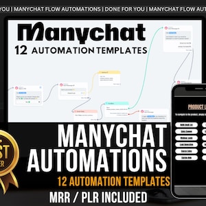 Manychat Automation Flows with Private Label Rights (PLR) and Master Resell Rights (MRR)