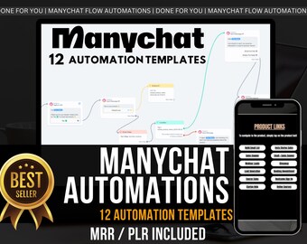 Manychat Automation Flows with Private Label Rights (PLR) and Master Resell Rights (MRR)