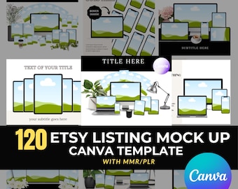 Master Resell Rights Mockup | Etsy Listing Mockups | PLR Digital Products | PLR + MRR | Etsy Shop Template | Canva Templates | Done For You.