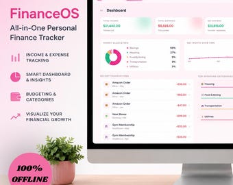 Personal Budget Dashboard | Dark Theme HTML | Income Tracker, Expense ...