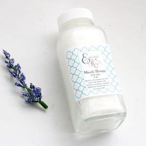 Muscle Therapy Bath Salts - Bath Salt, Dead Sea Bath Salts, Natural Bath Salts, Bath Soak, Post Workout Soak