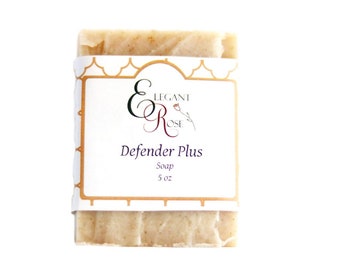 Defender Plus Soap| All Natural Soap| Handmade Soap| Cold Process Soap| Vegan Soap| Four Thieves Soap| Artisan Soap