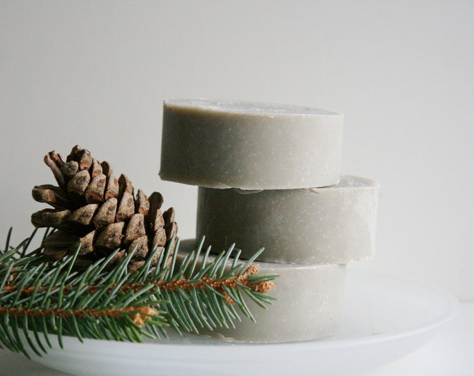 Fresh Pine Handmade Shaving Soap Bar Essential Oil Shaving Etsy