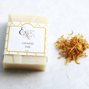 Calendula Soap: Natural Handmade Unscented Soap for Sensitive Skin