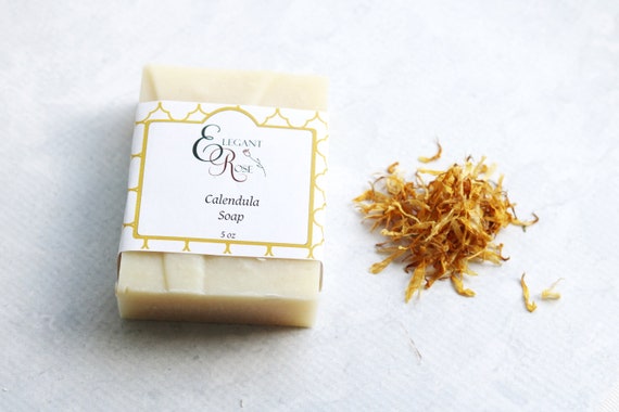Calendula Soap: Natural Handmade Unscented Soap for Sensitive Skin