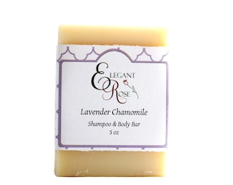 Champú de lavanda y manzanilla: Limpiador capilar sólido natural