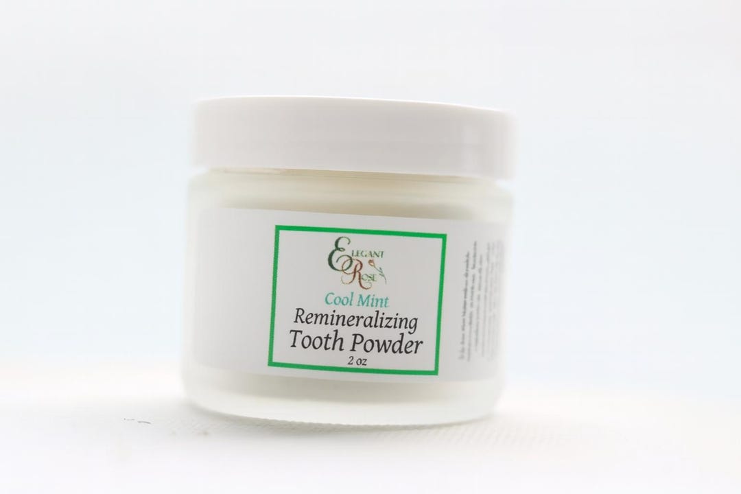 TOOTH POWDER, Natural Remineralizing Toothpowder, Clay Toothpaste ...