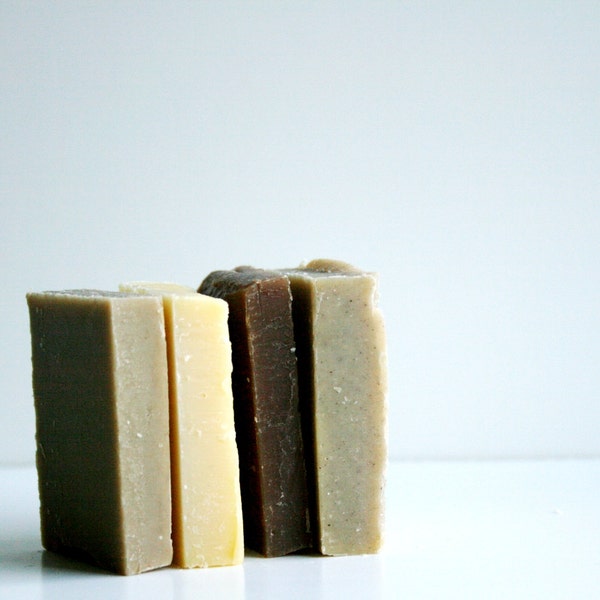 Coconut Free Soap Sample Set -  Coconut Allergy, Babassu Soap Samples, No Coconut, No Palm, No Olive oil