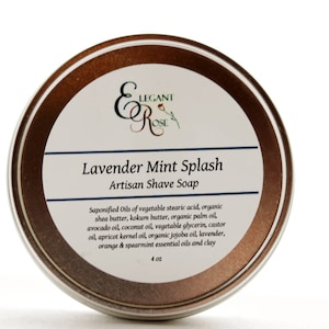 Lavender Mint Splash Shave Soap, Mens Shaving Soap, Men&#39;s Shave Soap,  Shaving Soap, Mens Shave Soap, Wet Shaving, Shaving Puck