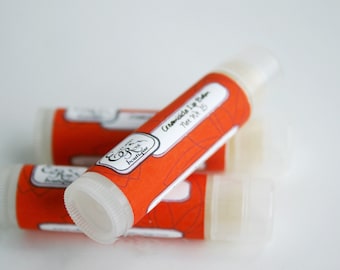 Creamsicle Lip  Balm - Natural Lip Balm - Orange Vanilla Lip Balm