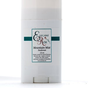 Mountain Mist Deodorant, Organic Deodorant, No Baking Soda Deodorant
