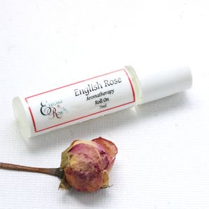 English Rose Natural Perfume Oil - Aromatherapy Perfume Oil - Essential Oil Perfume