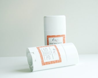 Orange Vanilla Natural Deodorant  - Essential Oil Deodorant