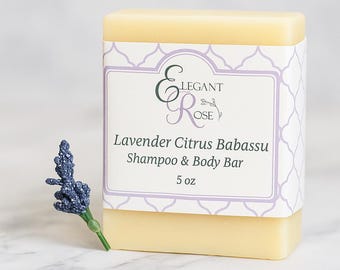 Champú de lavanda, cítricos y babasú: sin aceite de coco ni palma