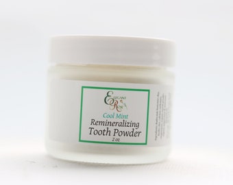 TOOTH POWDER, Natural Remineralizing Toothpowder, Clay Toothpaste, Toothpaste