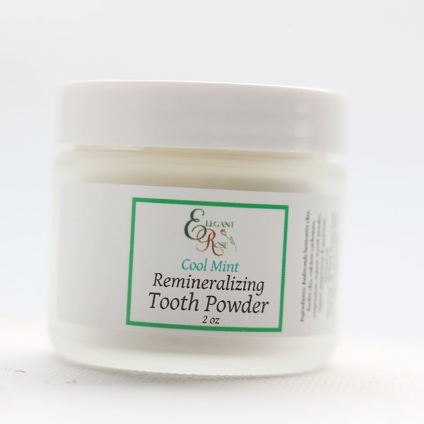 TOOTH POWDER, Natural Remineralizing Toothpowder, Clay Toothpaste, Toothpaste