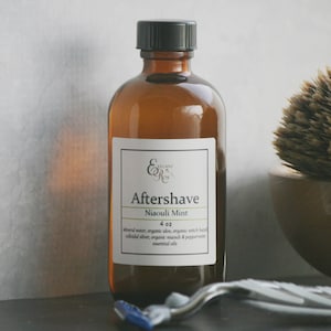 Aftershave, Mens Aftershave, Niaouli Mint Natural Aftershave