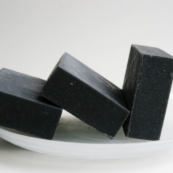Activated Charcoal Soap: All Natural Vegan Facial Bar (5 oz)
