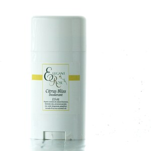 Citrus Bliss Deodorant, Organic Deodorant