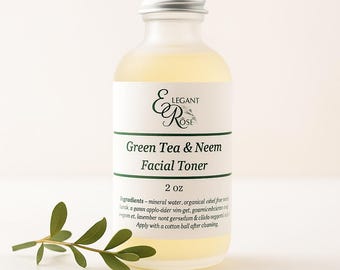 Reserved-  Green Tea & Neem Facial Toner -  for Oily/Acne Skin