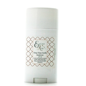 Ylang Ylang Vanilla Deodorant, Natural Deodorant, Aluminum Free Deodorant