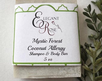 Mystic Forest Kokum ButterCoconut Free Shampoo & Body Bar | Sensitive Skin Solid Shampoo | Allergy Friendly | Plastic Free